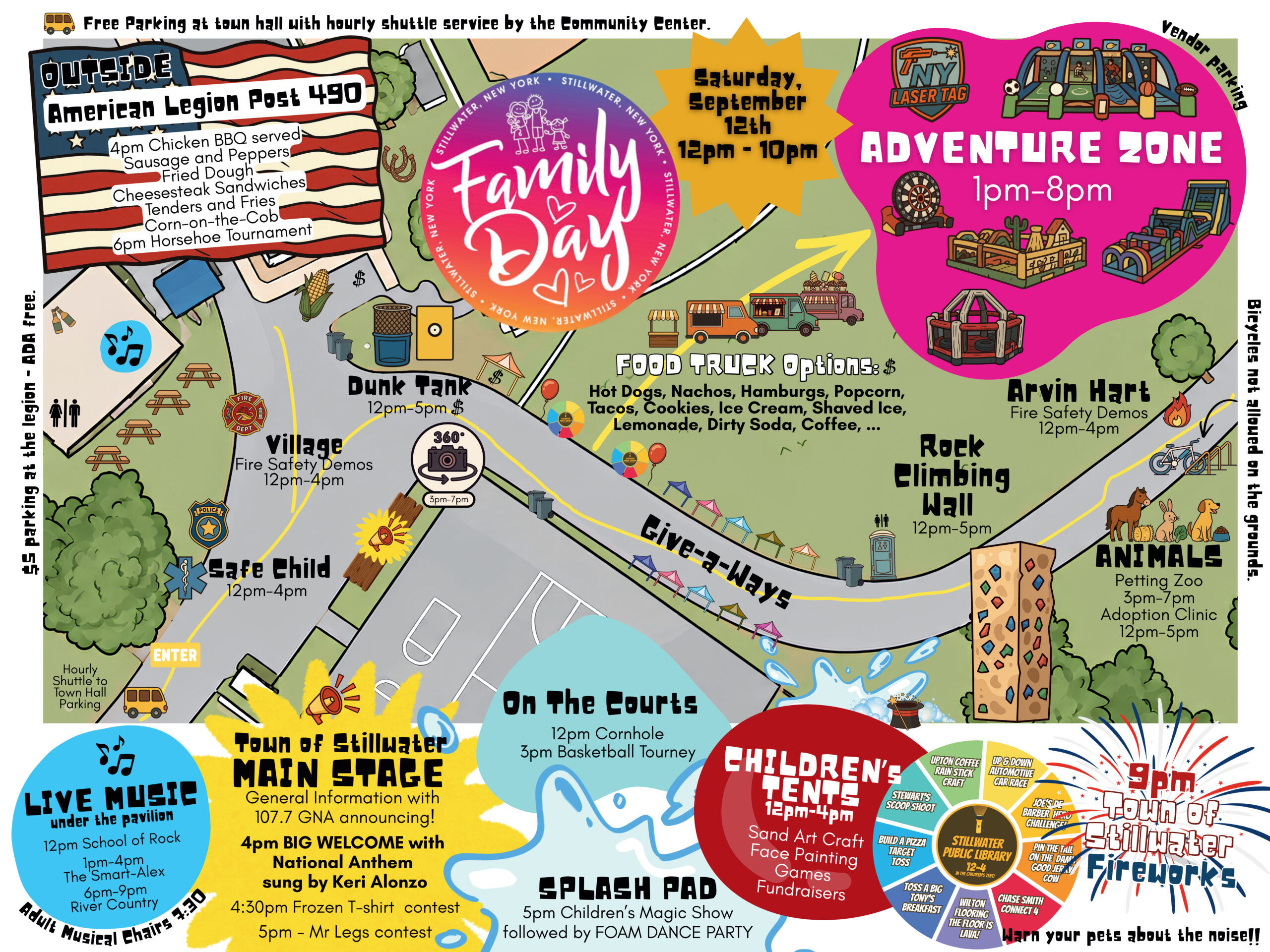 family day map