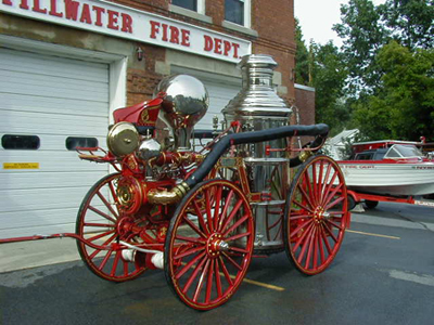 old fire steamer