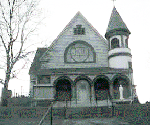 large church building on a hill