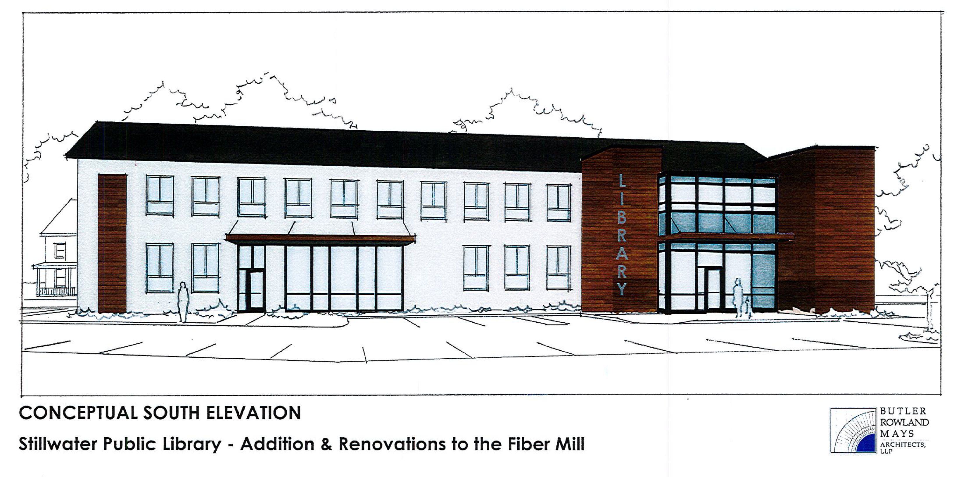 facade of new Stillwater Public Library