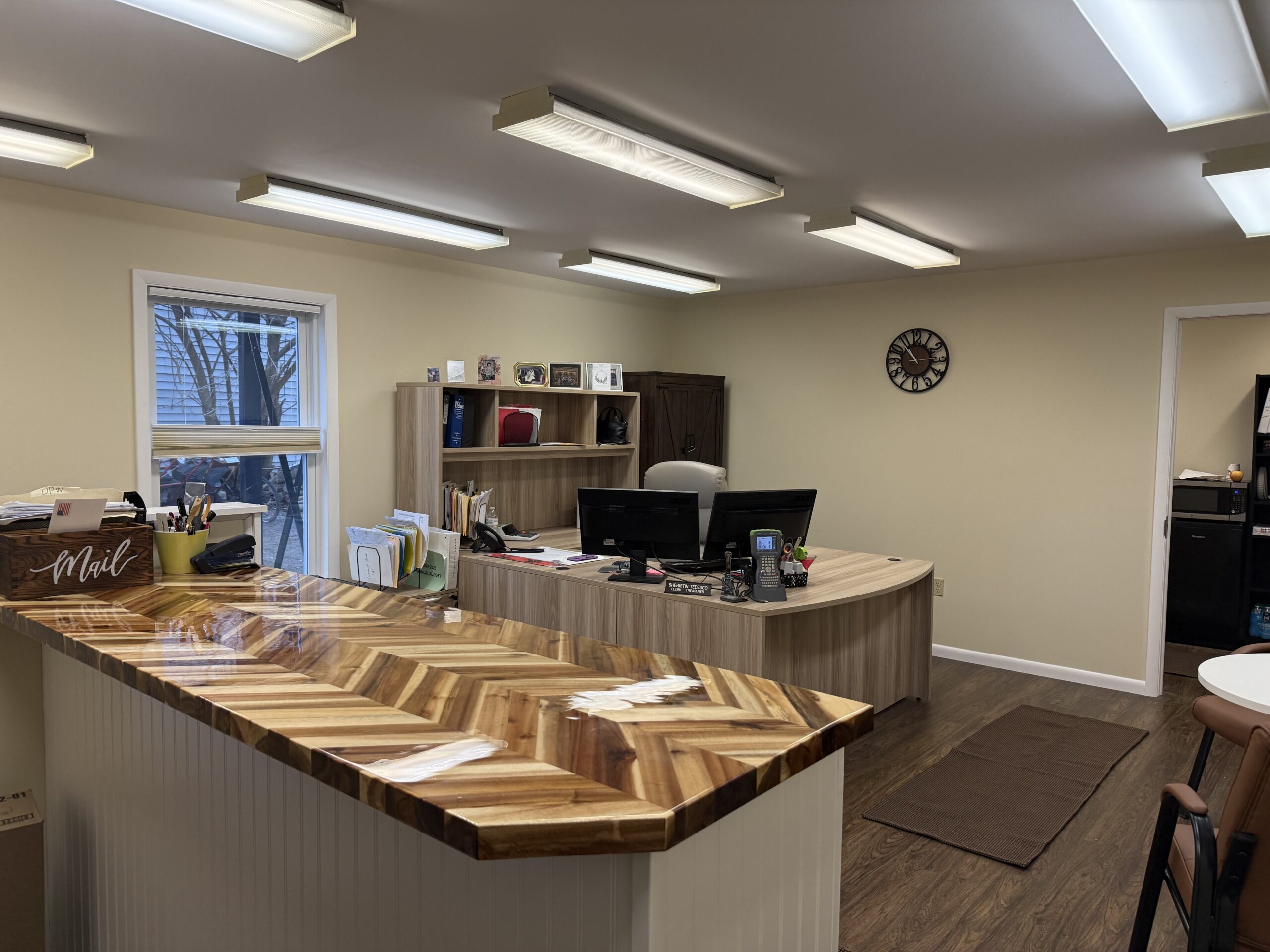 inside new village hall